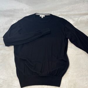 Peter Millar Men's Black Crewneck Sweater